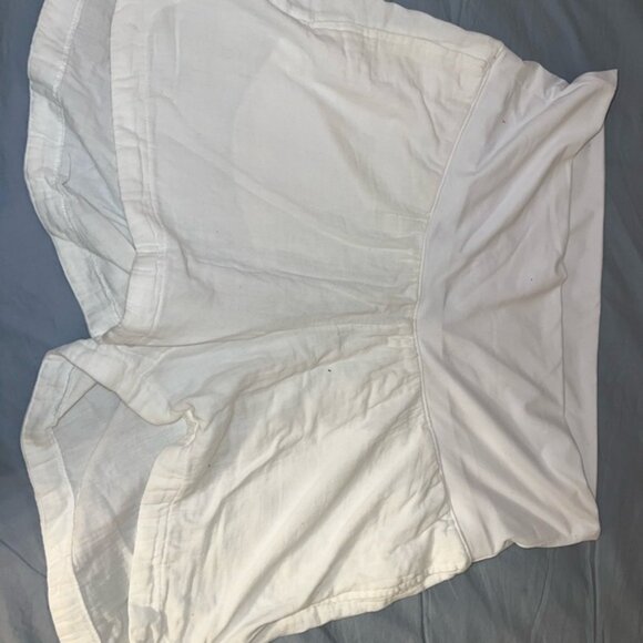 Old Navy High Waist White Shorts - Picture 2 of 4